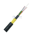 Wanbao Supply loose tube Aramid yarn double jacket adss 24 core fiber optic g.652 cable